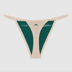 NEW Huha Beige String Thong Large